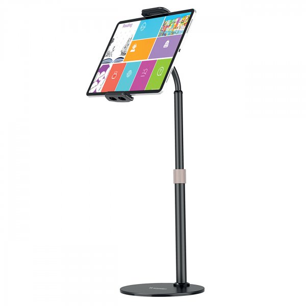Wozinsky Ständer für Tablet und Telefon auf dem Schreibtisch Schwarz (WTHBK4)