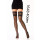 Damen Strumpfhose mit Overknees Optik 40 DEN für Frauen schwarz