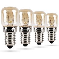 Backofenlampe 4er Pack 15W E14 - Backofen Glühbirne...