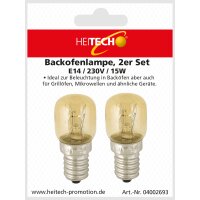 Backofenlampe 4er Pack 15W E14 - Backofen Glühbirne...