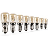 Backofenlampe 8er Pack 15W E14 - Backofen Glühbirne...