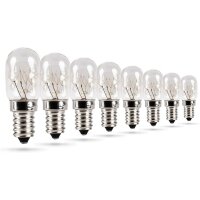 Kühlschranklampe 8er Pack 15W E14 - Glühbirne...