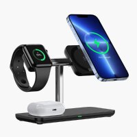 Duzzona W6 Wireless Charger 3-in-1-Ladestation mit...