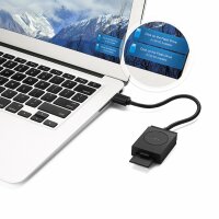 Ugreen SD-/Micro-SD-Kartenleser auf USB 3.0, schnelle Dateiübertragungen mit bis zu 5 Gbit/s Schwarz (20250)