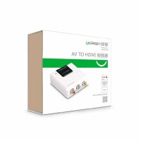 Ugreen Konverter von Analog-zu-Digital Audio-Video-Signal RCA - HDMI Weiß (40225)