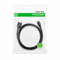 Ugreen USB-Kabel - USB Type C Quick Charge Schnellladekabel 3.0 3A 0,25 m schwarz (US287 60114)