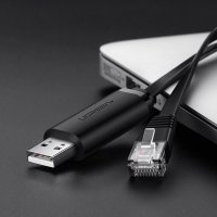 Ugreen Konsolenkabel USB - Ethernet RJ45 1,5m für...