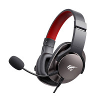 HAVIT H2030S Gaming Headphones mit Mikrofon, Gaming Headset 3,5-mm-Klinkenstecker Schwarz