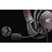 HAVIT H2030S Gaming Headphones mit Mikrofon, Gaming Headset 3,5-mm-Klinkenstecker Schwarz