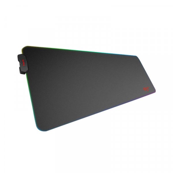 Havit MP903 Gaming Mousepad RGB Gaming Matte 363x265mm groß Anti-Rutsch ergonomische Form Schwarz