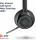 Plantronics Voyager Focus UC B825 Bluetooth Stereo-Headset mit Ladestation, mit USB-A BT, Dongle Smart Sensoren, Mikrofonarm, Noise Cancelling