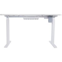 GameShark e-Talisman White Gaming Schreibtisch 60x140x120cm Elektrisch Höhenverstellbar Ergonomisch