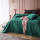 Tagesdecke Steppdecke Decke Bettüberwurf Muster Leila Doppelseitig Elegantes Muster (Dark Green, 200 x 220 cm)