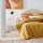 Tagesdecke Steppdecke Decke Bettüberwurf Muster Leila Doppelseitig Elegantes Muster (Mustard, 200 x 220 cm)