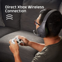 HyperX CloudX Stinger Core – kabelloses Gaming-Headset für Xbox, Ohrpolster aus hochwertigem Kunstleder, Schwarz