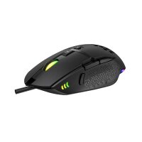 Havit GAMENOTE MS1022 Gaming Maus RGB-Beleuchtung kabelgebunden USB 1000-3200 DPI "Feuer"-Taste Schwarz