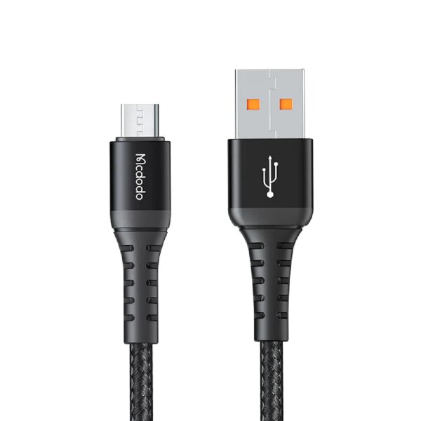 Mcdodo CA-2281 Schnellladekabel Micro-USB Ladegerät Schnellladefunktion Datenübertragung Ladekabel Schwarz 1m