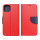Buch Tasche "Fancy" kompatibel mit SAMSUNG GALAXY M13 4G Handy Hülle Brieftasche mit Standfunktion, Kartenfach Rot-Blau