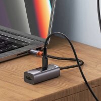 Mcdodo HU-1130 2 in 1 100W PD + USB Type C HDMI USB Hub HDMI auf USB-C Dunkelgrau