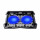 Havit F2075 Laptopkühler geeignet für Laptop, MacBook, Surface uvm.10-15.6″ Schwarz mit blauer Hintergrundbeleuchtung
