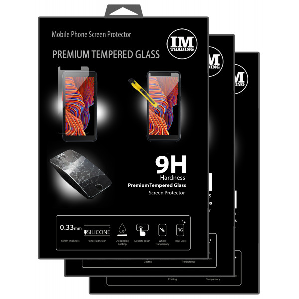 3X Schutz Glas 9H Tempered Glass Display Schutz Folie Display Glas Screen Protector kompatibel mit Samsung Galaxy Xcover 6 Pro