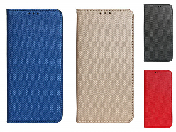 Buch Tasche "Smart" kompatibel mit Samsung Galaxy M13 4G Handy Hülle Schutzhülle mit Standfunktion, Kartenfach