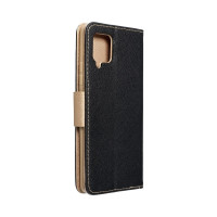 Buch Tasche "Fancy" kompatibel mit Xiaomi Redmi Note 11 / 11s Hülle mit Standfunktion, Kartenfach Schwarz-Gold