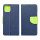 Buch Tasche "Fancy" kompatibel mit Xiaomi Redmi Note 11 / 11s Hülle mit Standfunktion, Kartenfach Blau-Grün