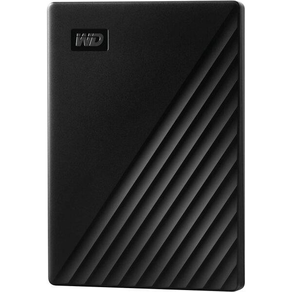 WD My Passport externe Festplatte 2 TB Schlankes Design Schwarz - auch kompatibel mit PC, Xbox und PS4