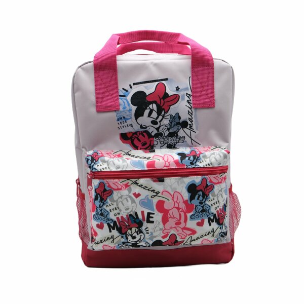 Große Tasche Disney Minnie Mouse 42cm Rucksack Tragetasche für Kinder