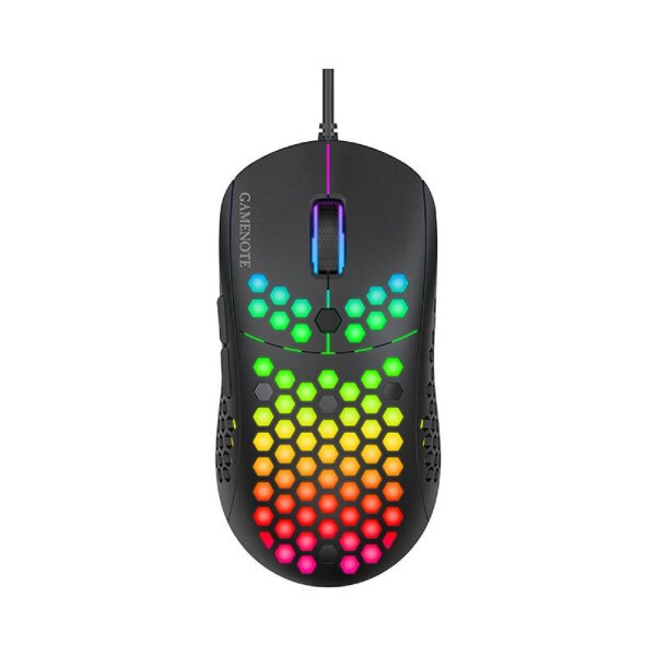 Havit GAMENOTE MS878 Gaming Maus RGB-Hintergrundbeleuchtung USB-Schnittstelle 1000-10000 DPI Schwarz