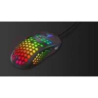 Havit GAMENOTE MS878 Gaming Maus RGB-Hintergrundbeleuchtung USB-Schnittstelle 1000-10000 DPI Schwarz